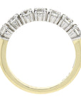 18ct Yellow Gold 1.00ct Diamond Half Eternity Ring