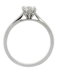 Platinum 0.52ct Diamond Solitaire Ring