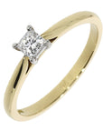 18ct Yellow Gold 0.26ct Solitaire Diamond Ring