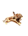Pre Owned 9ct Yellow Gold Lion Charm