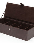Wolf Brown 5 Piece Watch Box