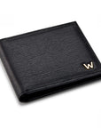 Black Wolf W Logo Billfold Wallet