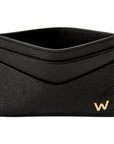 Black Wolf W Logo Cardholder
