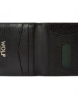 Black Wolf W Logo ID Card Case