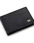 Black Wolf W Logo Gusset Card Case