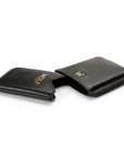 Black Wolf W Logo Moulded Card Case