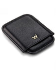 Black Wolf W Logo Moulded Card Case