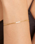 Gold Vermeil Ania Haie Glam Bar Bracelet