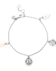 Claudia Bradby Honey Bee Charm Pearl Bracelet