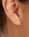 Gold Vermeil Ania Haie Glam Mini Stud Earrings
