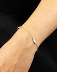 9ct Yellow Gold Mother Of Pearl Bracelet