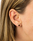 9ct Yellow Gold Star Stud Earrings