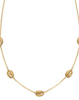 9ct Yellow Gold Cowrie Shell Necklace