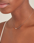 Sterling Silver Ania Haie Sparkle Emblem Chain Necklace