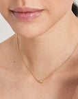 Gold Vermeil Ania Haie Orb Amazonite Pendant Necklace
