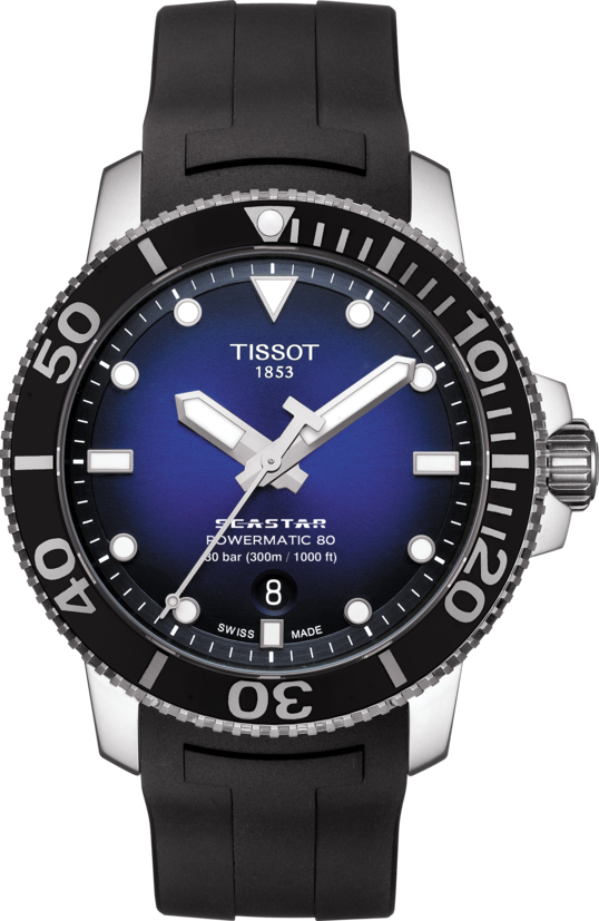 Tissot seastar 1000 leather 2025 strap