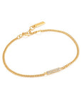 Gold Vermeil Ania Haie Glam Bar Bracelet
