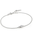 Sterling Silver Ania Haie Orb Sparkle Chain Bracelet