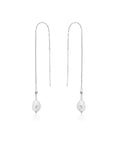 Sterling Silver Ania Haie Pearl Threader Earrings