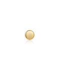 Gold Vermeil Ania Haie Disc Barbell Single Earring
