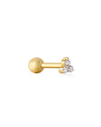 Gold Vermeil Ania Haie Trio Sparkle Barbell Single Earring