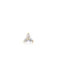 Gold Vermeil Ania Haie Trio Sparkle Barbell Single Earring