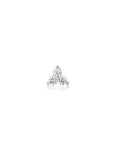 Sterling Silver Ania Haie Trio Sparkle Barbell Single Earring
