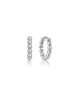 Sterling Silver Ania Haie Orb Huggie Hoop Earrings