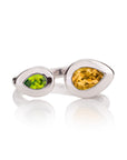 Sterling Silver Manja Toi et Moi Ring