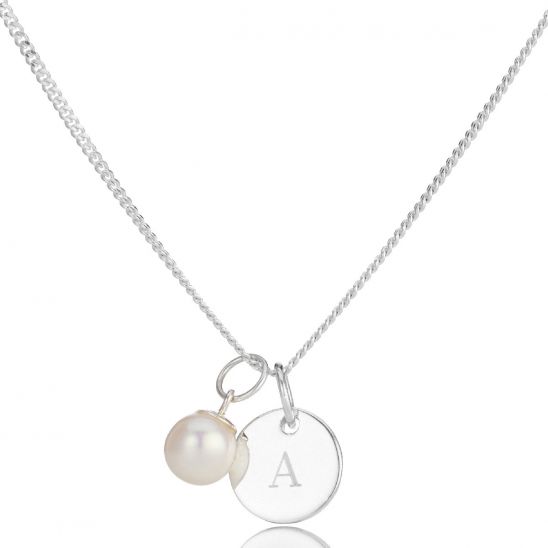 Molly Brown London Pearl Disc Necklace