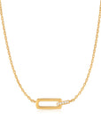 Gold Vermeil Ania Haie Glam Interlock Necklace