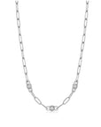 Sterling Silver Ania Haie Orb Link Chunky Chain Necklace
