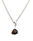 Sterling Silver Manja Smokey Quartz Sensual Necklace