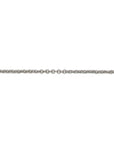 9ct White Gold Aquamarine Necklace