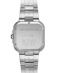 Mens Steel Herbelin Cap Camarat Square Quartz Watch on Bracelet
