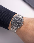 Mens Steel Herbelin Cap Camarat Square Quartz Watch on Bracelet