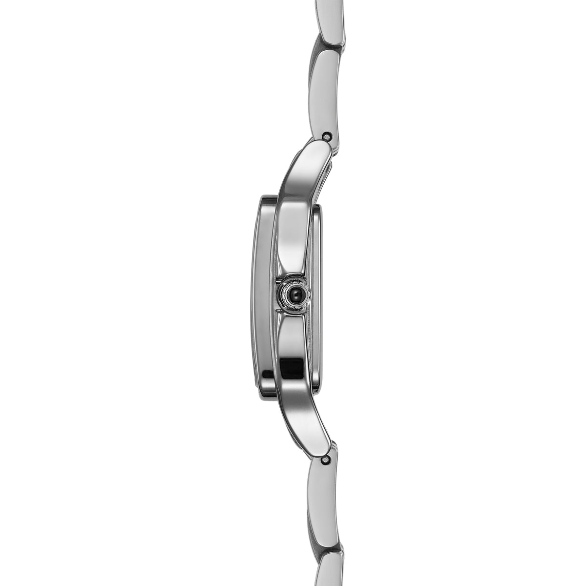 Ladies Steel Herbelin Diamond Set Mini Luna Watch on Bracelet