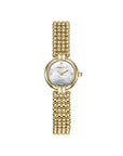 Ladies Gold PVD Herbelin Perles Diamond Set Watch on Bracelet