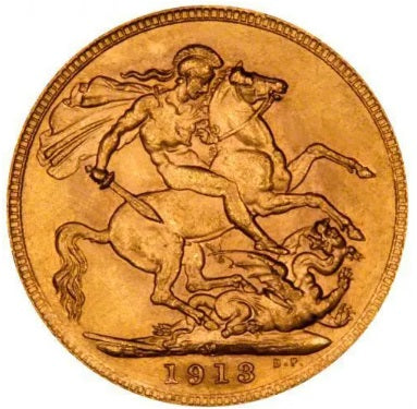 1913 Half Gold Sovereign George V