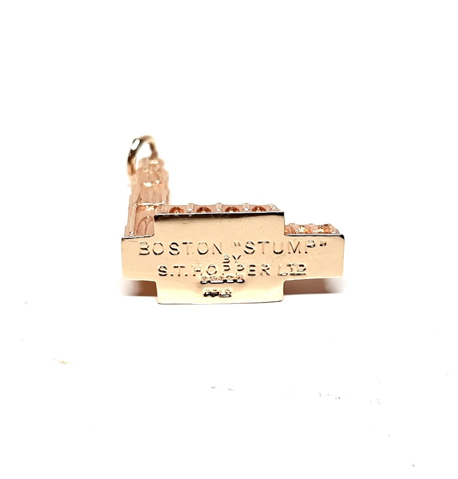 Pre Owned 9ct Yellow Gold Boston Stump Charm