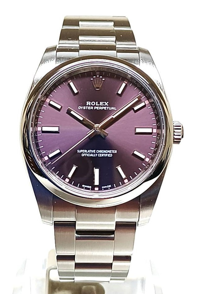 Pre Owned Mid Size Steel Rolex Oyster Perpetual Watch