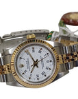 Ladies 2 Colour Rolex Oyster Perpetual Watch on Bracelet