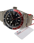 Pre-Owned Mens Steel Tudor Black Bay GMT Watch on Bracelet