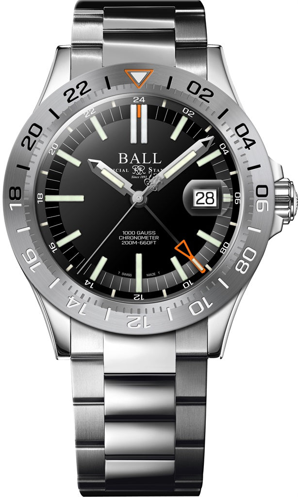 Mens Engineer III Outlier Chronometer Ball Watch on Bracelet