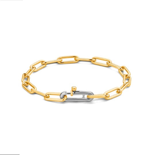 Gold on Sterling Silver Ti Sento Bracelet