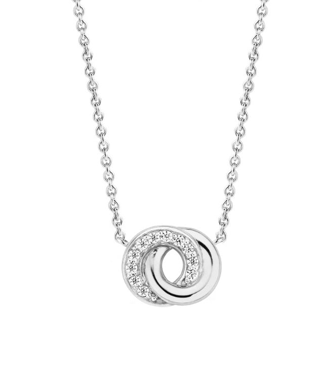 Sterling Silver Ti Sento Infinity Style Necklace