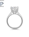 Platinum 4.01ct Lab Grown Round Brilliant Cut Solitaire Diamond Ring