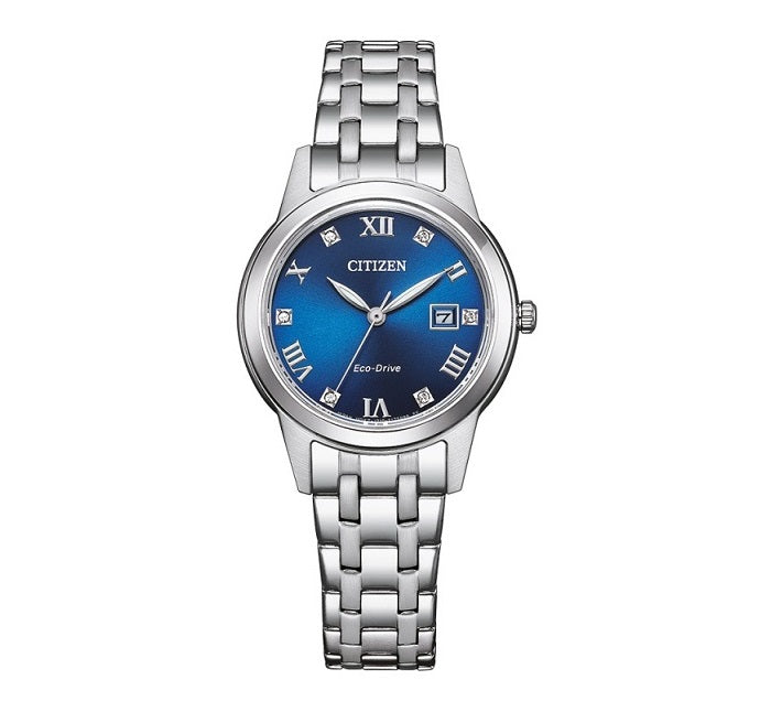 Ladies Steel Citizen Eco Drive Silhouette Watch on Bracelet