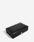 Windsor Black Leather Cufflink Box
