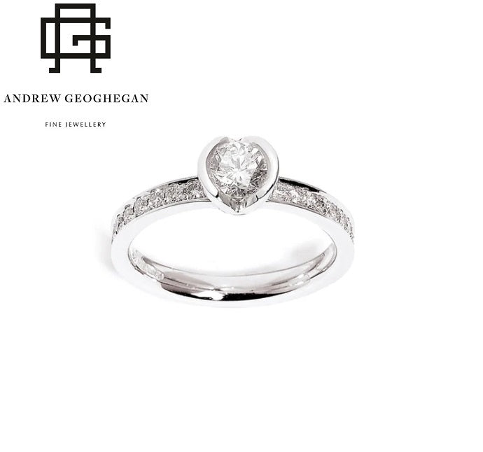The Christmas Ring 2025 18ct White Gold Andrew Geoghegan Fission Diamond Ring